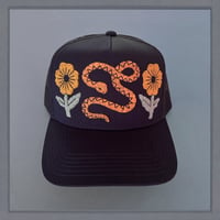 Image 1 of Navy Floral Snake
