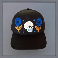 Image 1 of Black Floral Skull Duo