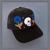 Image 2 of Black Floral Skull Duo