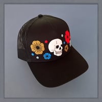 Image 2 of Black Multi Flower