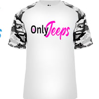 Image 1 of MrLiveBest OnlyJeeps Badger Tee White