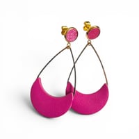 Image 1 of Boucles LORETTE Rose