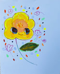 Yellow Flower- original 8x10