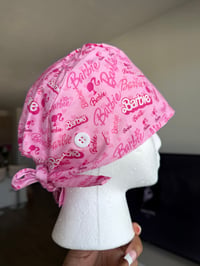Image 1 of Barbie (pink) Scrub Cap