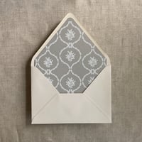 Image 6 of Rosalie floral blush vellum wraps + envelope liners PACK of 10