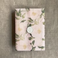 Image 2 of Rosalie floral blush vellum wraps + envelope liners PACK of 10