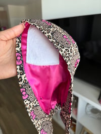 Image 3 of Cheetah Hello Kitty Scrub Cap