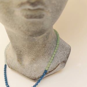 Image of Gargantilla Tri Petróleo/Verde/Azul