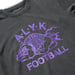 Image of Football Short Sleeve T-Shirt - Vintage Black