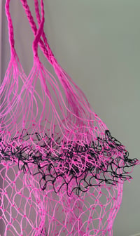 Image 1 of Mesh Bag : Pink, Black