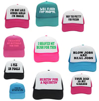Image 1 of  Trucker Hat Roulette Pack Unhinged - Inappropriate Funny Trucker Hat Packs Product