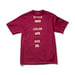 Image of Retail Short Sleeve T-Shirt - Burgundy