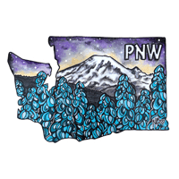 Assorted Stickers  - Product name wa state pnw