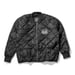 Image of Wanted Diamond Quilted Thermal Jacket - Black