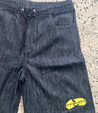 Image 3 of Mad Wu Rican Denim Black Shorts