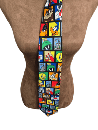 Image 1 of Looney Tunes Stamp Tie
