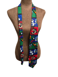 Image 2 of Looney Tunes Stamp Tie 2