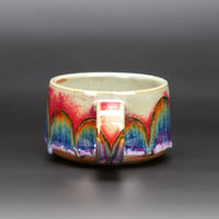 Image 2 of Purple Rainbow/Rust Arches #1 - Low Mug