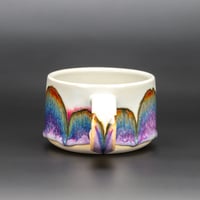 Image 2 of Purple Rainbow/Rust Arches #2 - Low Mug