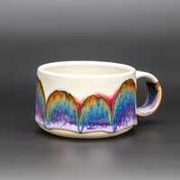 Image 3 of Purple Rainbow/Rust Arches #2 - Low Mug