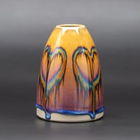Image 1 of Rainbow Melting Hearts - Medium Vase