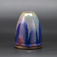 Image 1 of Magenta Flambé Arches - Medium Vase
