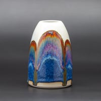 Image 2 of Purple Rainbow/Rust Arches #2 - Medium Vase