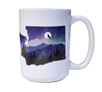 Coffee Mugs – 15oz - Product name wa state raven moon