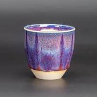 Image 2 of Magenta Flambé Waves #1 - Demitasse/Espresso