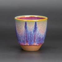 Image 2 of Magenta Flambé Waves #2 - Demitasse/Espresso