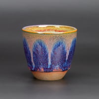 Image 1 of Magenta Flambé Arches - Demitasse/Espresso