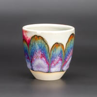 Image 1 of Purple Rainbow/Rust Arches #3 - Demitasse/Espresso