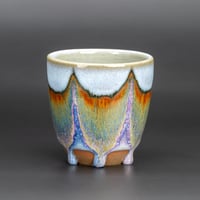 Image 1 of Lilac/Vert Waves #1 - Demitasse/Espresso