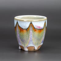 Image 2 of Lilac/Vert Waves #1 - Demitasse/Espresso