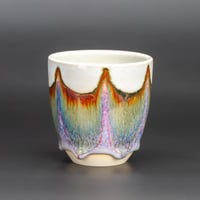 Image 2 of Lilac/Vert Waves #2 - Demitasse/Espresso