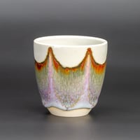 Image 1 of Lilac/Vert Waves #2 - Demitasse/Espresso