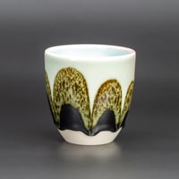 Image 1 of Mint/Tenmoku Arches - Demitasse/Espresso