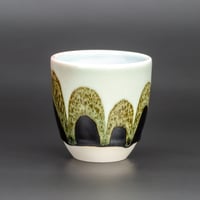 Image 2 of Mint/Tenmoku Arches - Demitasse/Espresso