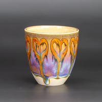 Image 1 of  Rainbow Melting Hearts - Demitasse/Espresso