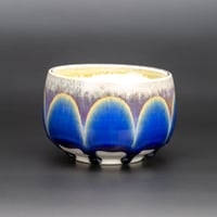 Image 1 of Cobalt/Cream Arches - Teabowl