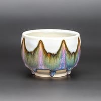 Image 2 of Lilac/Vert Waves - Teabowl