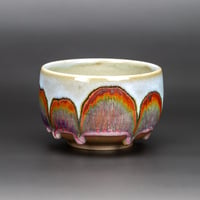 Image 2 of Pink/Rust Arches - Teabowl