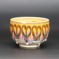 Image 1 of Rainbow Melting Hearts - Large Teabowl