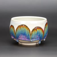 Image 1 of Purple Rainbow/Rust Arches #1 - Large Teabowl