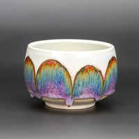 Image 2 of Purple Rainbow/Rust Arches #1 - Large Teabowl