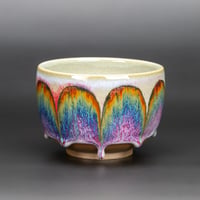 Image 1 of Purple Rainbow/Rust Arches #2 - Large Teabowl