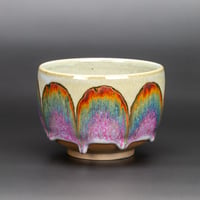 Image 2 of Purple Rainbow/Rust Arches #2 - Large Teabowl