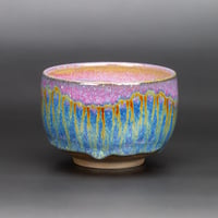 Image 2 of Vert/Purple/Blue Hoops - Large Teabowl