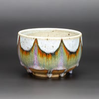 Image 1 of Vert/Lilac Waves - Large Teabowl