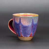 Image 1 of Magenta Flambé Waves #1 - Tall Mug